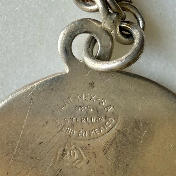 Vintage Mexican Sterling Silver Keychain - Picture 3 of 4